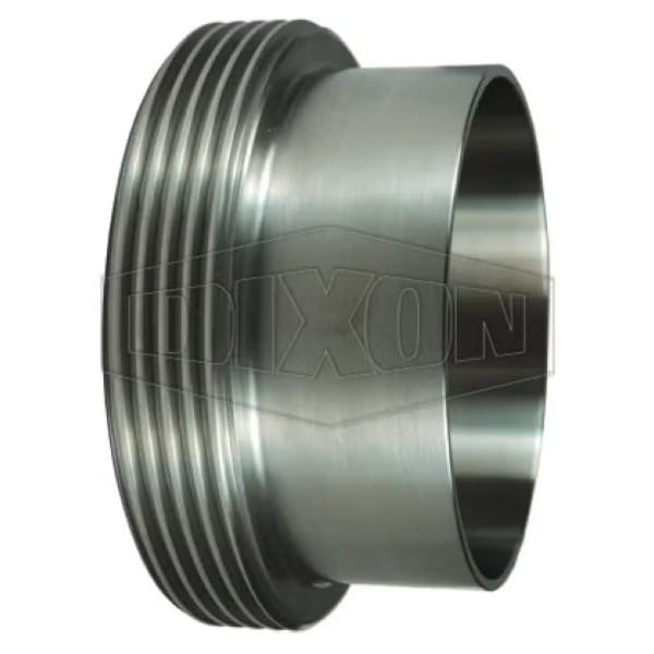 Dixon John Perry Long Weld Ferrule, 3 in, Thread, 304 SS, Domestic L15AJP-G300 - main