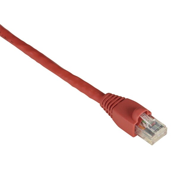 Serverusa GigaTrue CAT6 Channel 550-MHz Patch Cable, Snagless Boots - Red, 10 ft. SE862071 - main