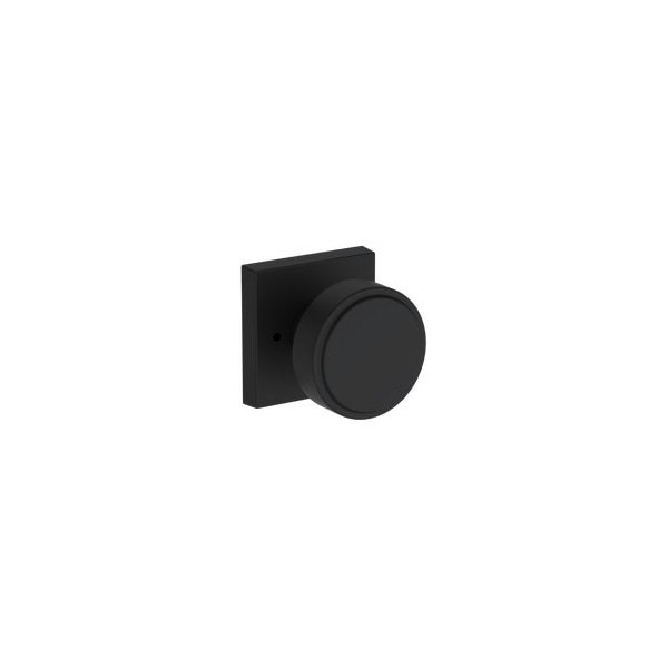 Baldwin Residential Door Knobs Privacy Reversible Satin Black PVVASCSR190 - main