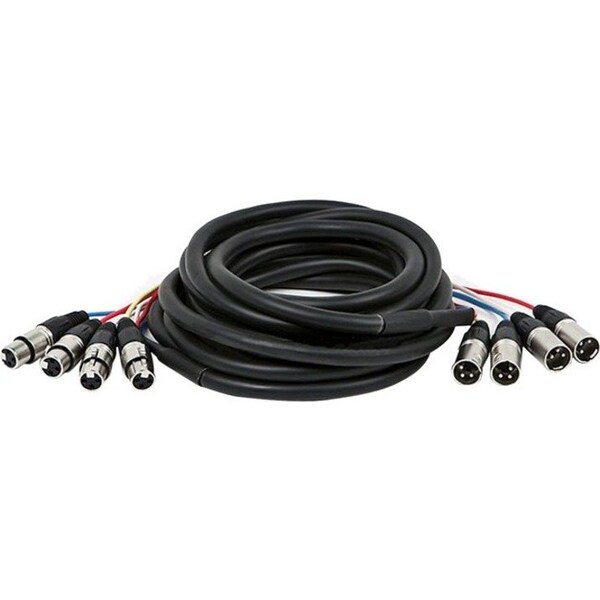 Monoprice 20ft 4-Channel XLR Male to XLR Female Snake Cable 8767 - main