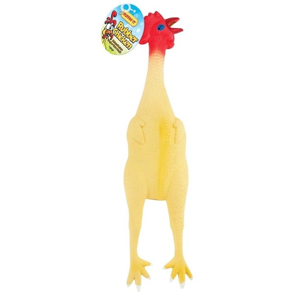 Ruffin'It Toy Pet Rubber Chicken Large 80527-2 - main