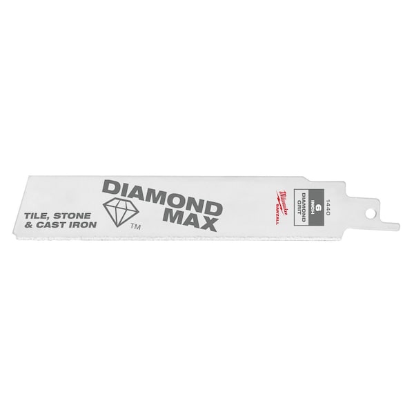 Milwaukee Tool SAWZALL THE TORCH Diamond Grit Blade 6" 48-00-1440 - main