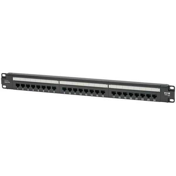 Tripp Lite CAT6 POE PATCH PANEL 24-PORT 110/KRONE 568A/B RJ45 1URM TAA N252-P24 - main