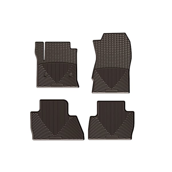 Weathertech Cocoa, Front and Rear All Weather Floor Mats MB C207 C - main