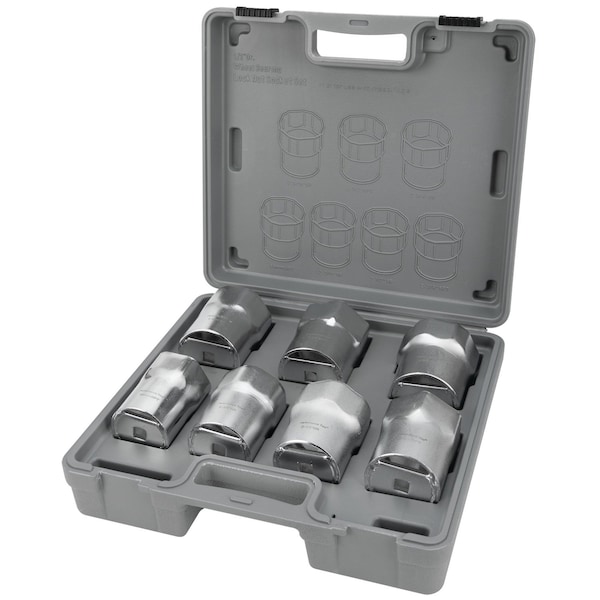 Performance Tool 7 pc. Wheel Bearing Socket Set, 1/2 in. Drive, Locknuts W89314 - main