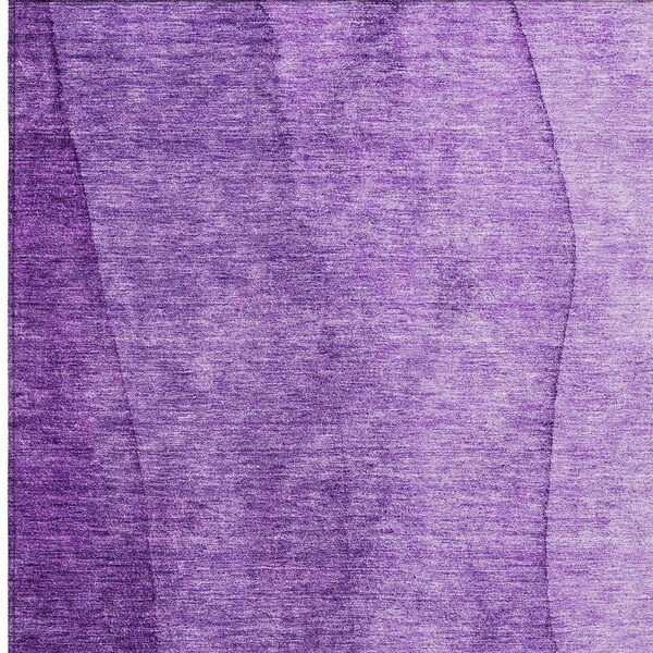 Homeroots 10' X 14' Purple And Lavender Ombre Washable Indoor Outdoor Area Rug 581827 - main