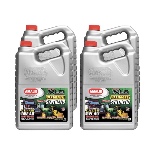 Amalie 1 gal XLO Ultimate Full Synthetic 5w40 Oil Case, 4PK AMA160-60197-36 - main