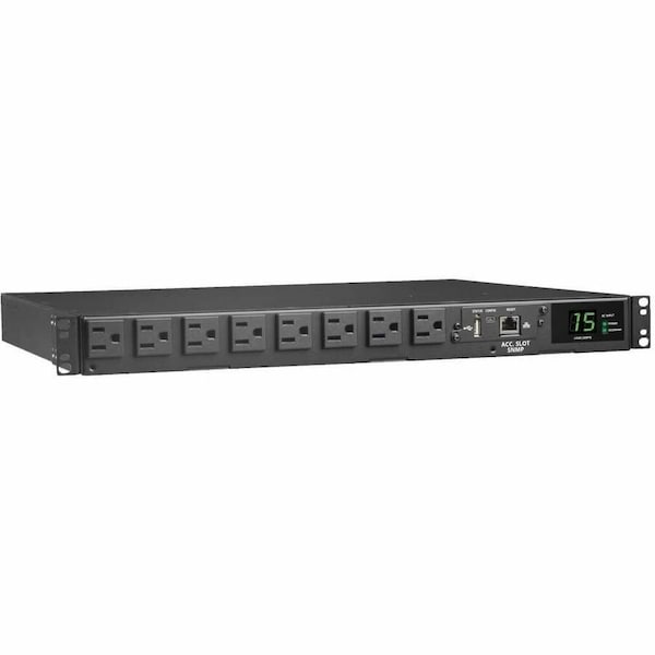 Tripp Lite PDU, 12 ft Cord L, 1 3/4 in H, 15 A PDUMNH15AT1 - main
