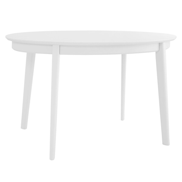 Homeroots 54" White Oval Dining Table 556573 - main