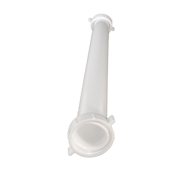Everflow 1-1/2" x 16" Plastic Double End Flanged Tailpiece for Tubular Drain Applications P22316 - main