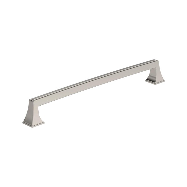 Amerock Mulholland 10-1/16 inch 256mm Center-to-Center Polished Nickel Cabinet Pull BP53536PN - main