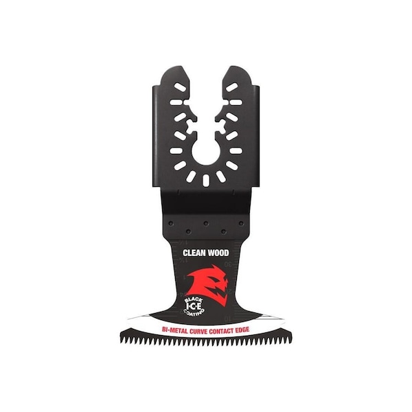 Freud Oscillating Blade 2-1/2in W Bi-Metal Curved Contact Edge Clean Wood, 10PK DOU250JBW10 - main