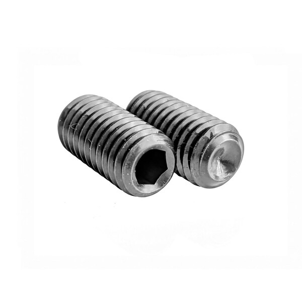 Zdb Industrial 1/4-20 x 1/4in Socket Set Screw, Cup Point, Black Oxide 10002088 - main