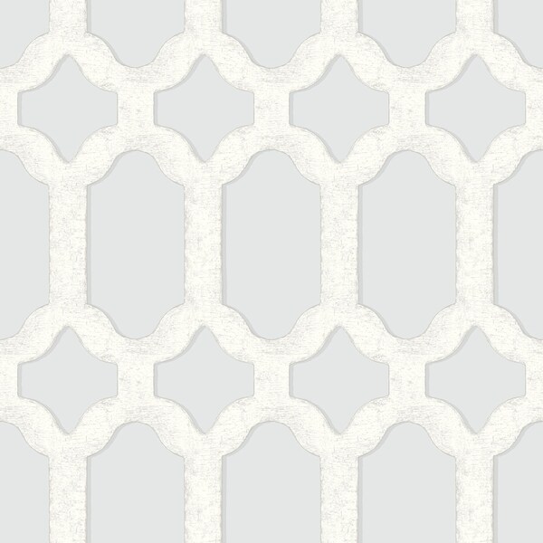 Chesapeake Chervil Sky Blue Trellis Wallpaper 4134-72543 - main