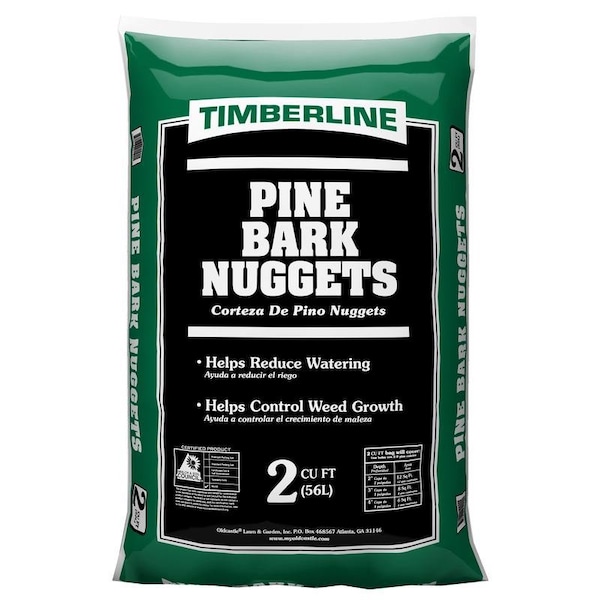 Timberline Natural Pine Bark Nuggets 2 cu ft 155000056 - main