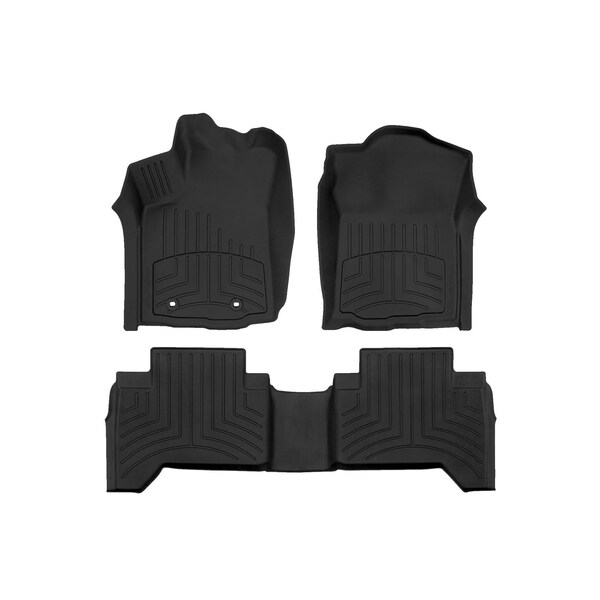 Weathertech Black, Front and Rear FloorLiner HP 448671IM-448722IM - main