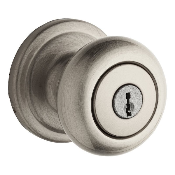Kwikset Signature Series 740H 15 6AL RCS Entry Knob, Hancock, Mushroom, Satin Nickel, Zinc 740H156ALRCSK3KI - main