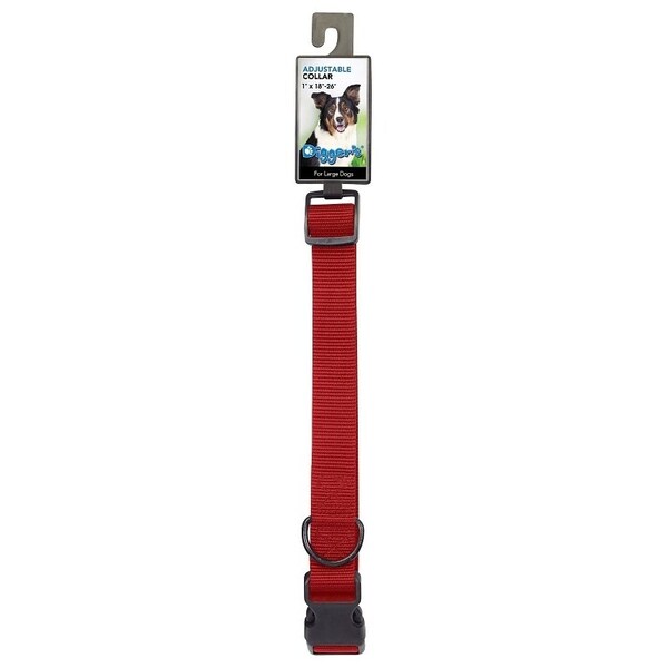 Diggers Adjustable Collar, 18 to 26 in L Collar, 1 in W Collar, Red 2958001 - main