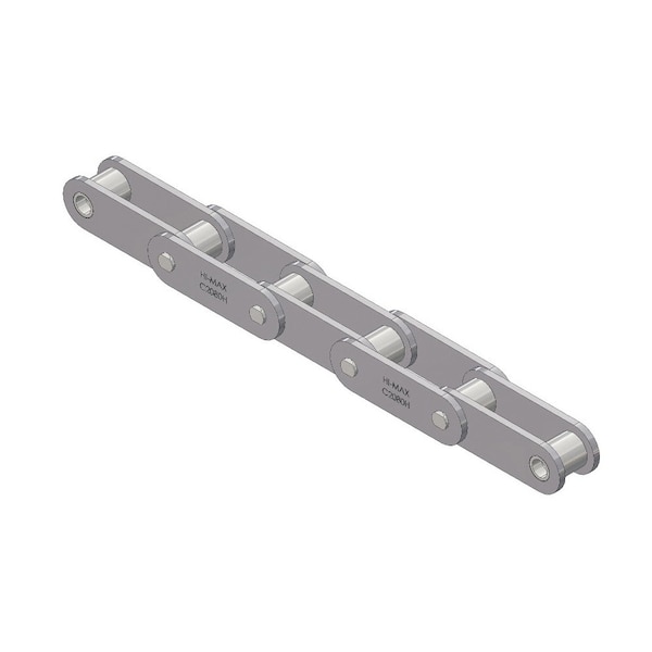Senqcia Hi-Max Conveyor Series Double Pitch Riveted Standard , 50 ft OAL, 2 P, 5/8 Dia x 5/8 W C2080HMR50 - main