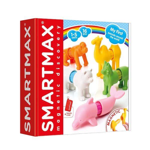 Smartmax My First Animals Around the World, Magnetic Building Set SMX 246 US - main