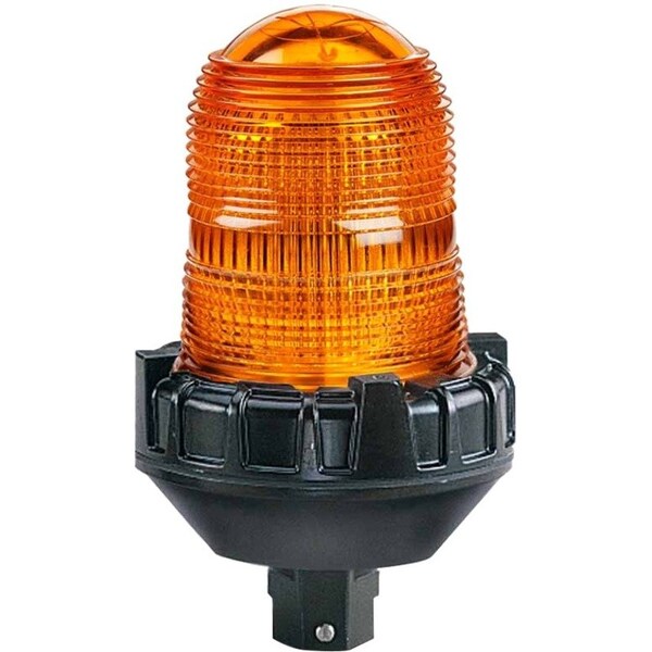 Federal Signal Strobe Light, Amber, Strobe Tube, 24V DC, 80 FPM, 5 1/2 in Dia., 3/4 in NPT Pipe 154XST-012-024A - main
