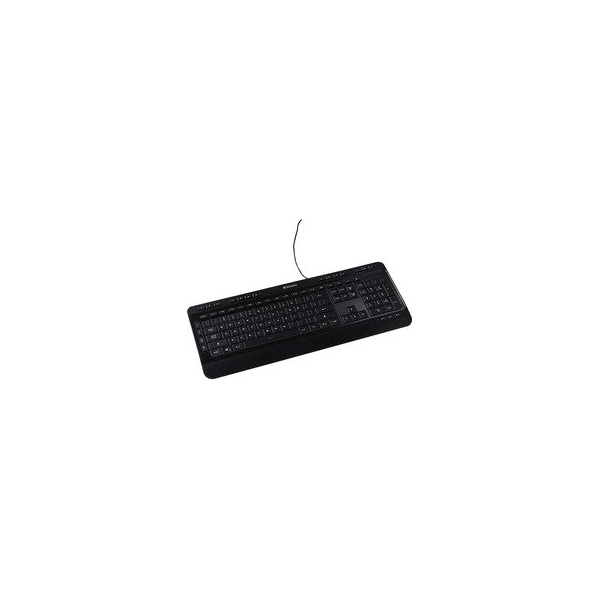 Verbatim Illuminated Wired Keyboard - Cable Connectivity - USB Type A Interface - Media Player Hot Key(s) - 99789 - main
