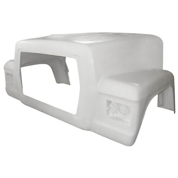 Ilc Replacement For Ford Lt Year 1994 Fiberglass Hood Shell W/ Square Headlight Holes 50In Centerline WZ-ETWH-2 - main
