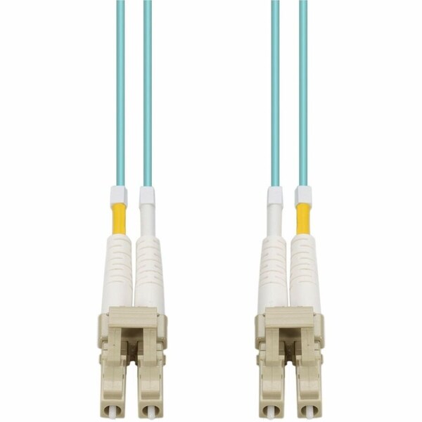 Add-On Addon 8M Lc (Male) To Lc (Male) Aqua Om4 Duplex Plenum-Rated Fiber ADD-LC-LC-8M5OM4P - main