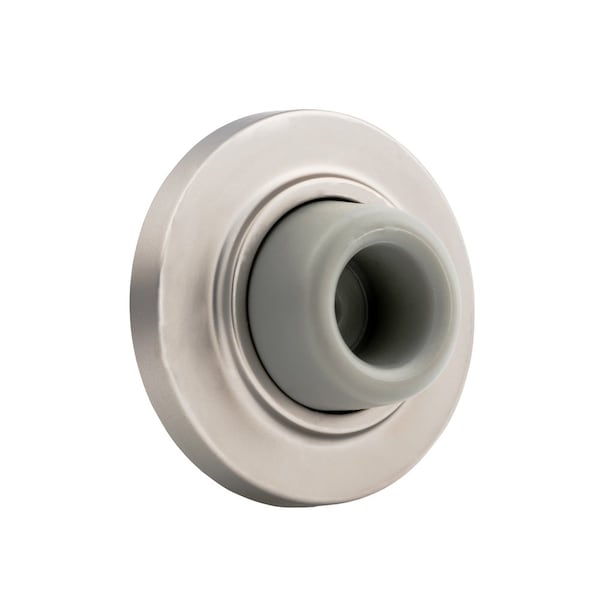 Geo Concave 2-1/2" Round Wall Stop Satin Nickel Finish GBH-DSWSV-SN - main