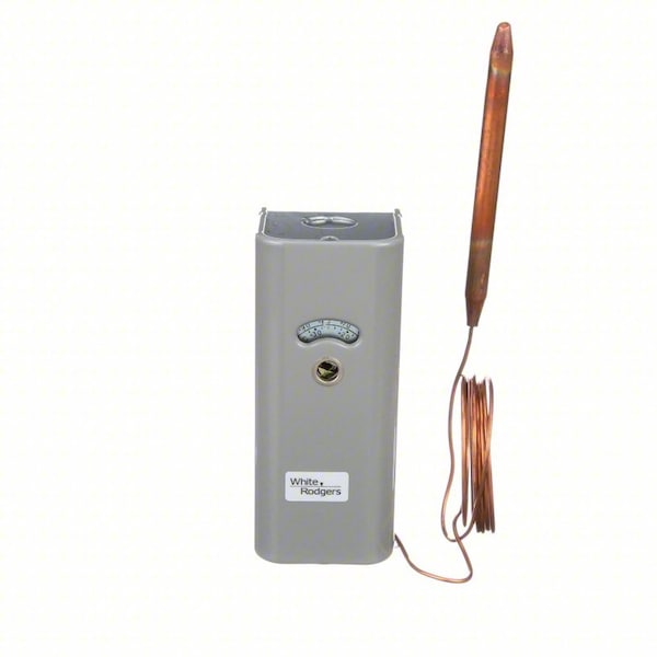 White-Rodgers Line Voltage Mechanical Thermostat, Heat or Cool, -30 to 90F, Concealed Dial, 120 to 240V AC, 1C 16 87 009S1 - main