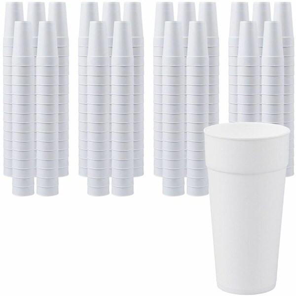 Genuine Joe 24 oz Styrofoam Cup - White, 300PK GJO25251 - main