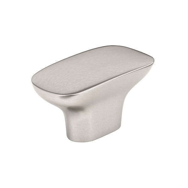 Richelieu 1 23/32-inch (44 mm) x 29/32-inch (23 mm) Brushed Nickel Contemporary Cabinet Knob BP734544195 - main