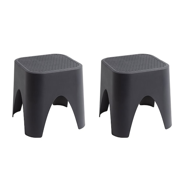 Lagoon Mallorca Stackable Rattan Top Side Table/Ottoman, 2PK 7033K3-ASLGS - main