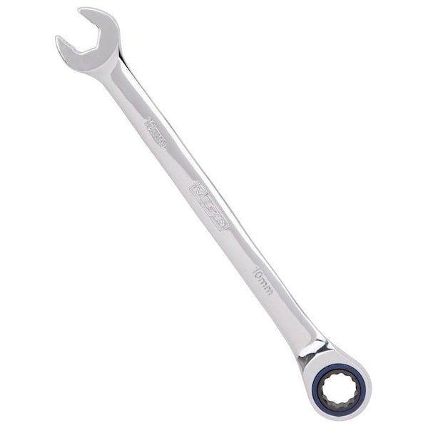 Vulcan Combination Wrench, Metric, 10 mm Head, Chrome Vanadium Steel, Polished Mirror PG10MM - main