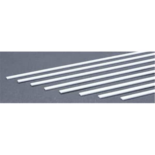 Evergreen 0.06 x 0.25 in. Styrene Strips Railroad Scratch Building Supply, White EVG159 - main
