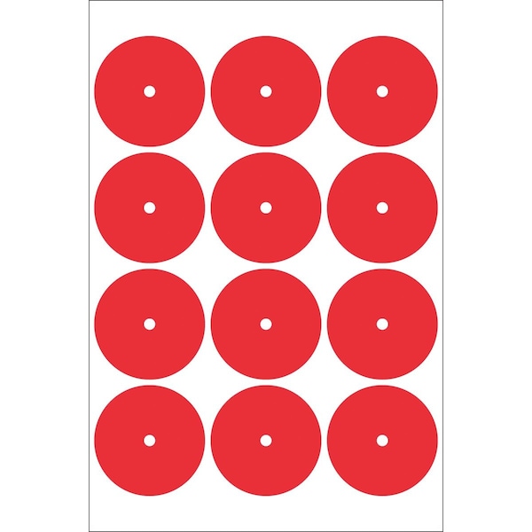 Accuform GAUGE MARKING DECALS 2 12 in COLOR RED GML103RD - main