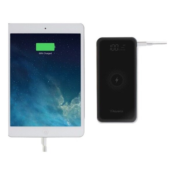 Aluratek 10000 MAH WIRELESS POWER BANK AWPBQ10KF - main