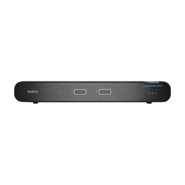 Belkin 2-Port Dual Head DP/HDMI to DP/HDMI Video Secure Desktop KVM Switch No CAC PP4.0 F1DN202KVM-UNN4 - main