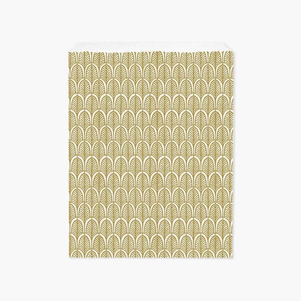 Nashville Wraps Nouveau Gold Paper Merchandise Bags, 12x15, 500PK MB3NG - main
