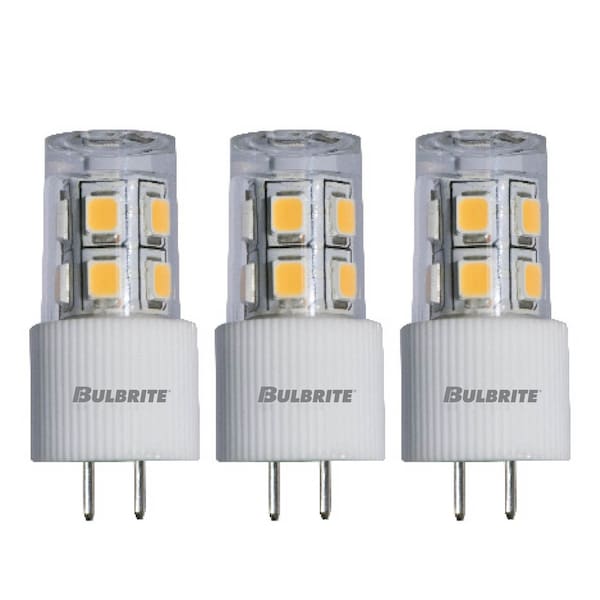 Bulbrite 15-Watt Equivalent JC Non-Dimmable Bi-Pin (G4) LED Light Bulb Warm White Light, 2PK 861521 - main