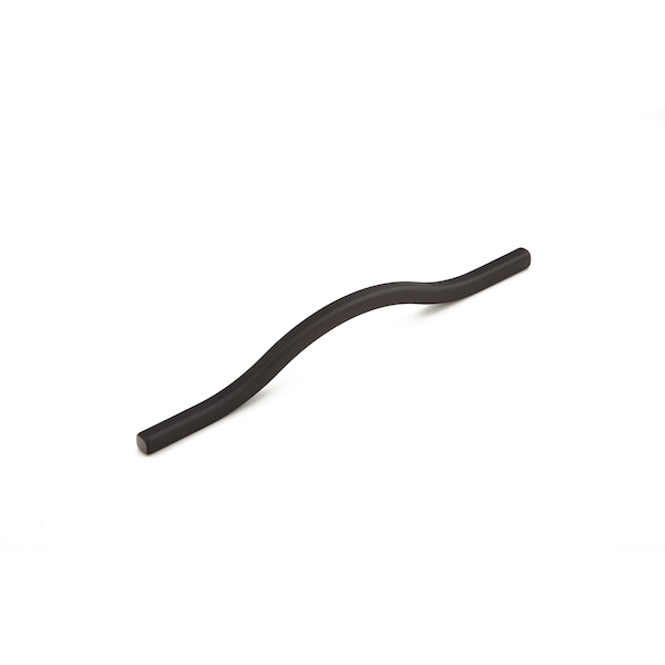 Schaub 160mm to 192mm Center to Center Sorrento Arched Cabinet Pull Matte Black Finish 309-MB - main