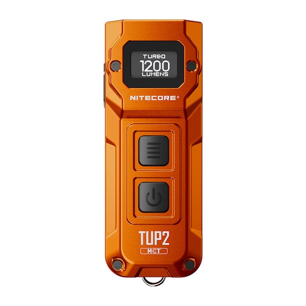 Nitecore TUP2 1200 Lumen MCT Rechargeable Keychain EDC Flashlight, Orange TUP2-OR - main