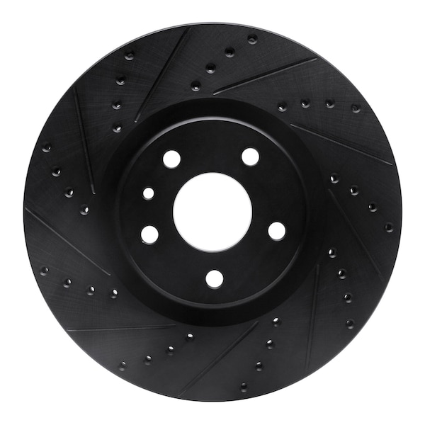 Dynamic Friction Co DFC Brake Rotor - Drilled and Slotted - Black 633-54073L - main