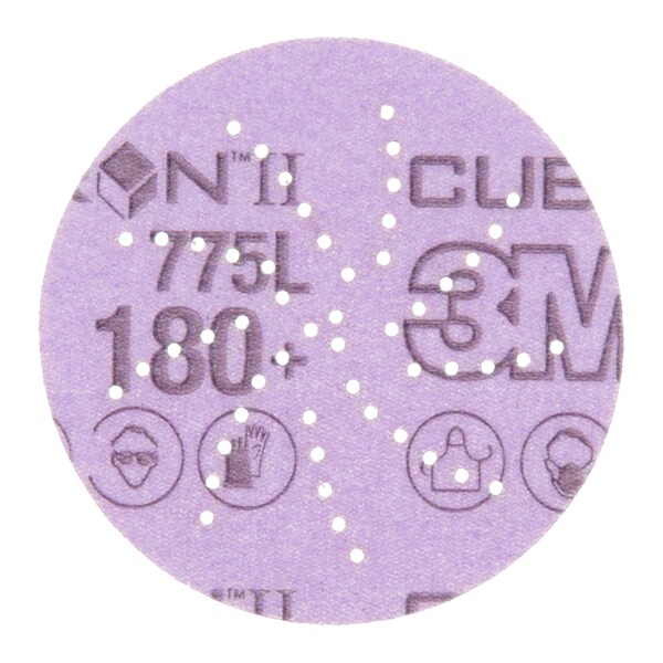 Xtract 3M Cubitron II Film Disc, 180+, 3 in, Die 300DS, 50/Carton, 250PK 775L - main
