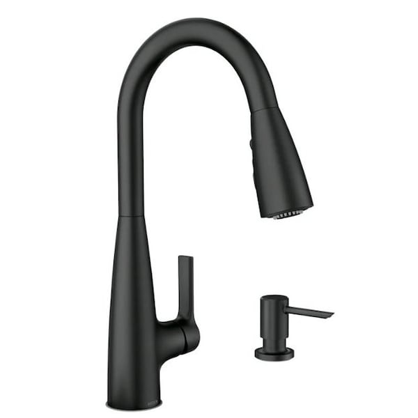 Moen KITCHEN FAUCET HI ARC PD 1H MB 87627BL - main