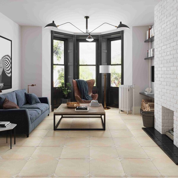 Apollo Tile Citadel 17.42 in. x 17.42 in. Matte Beige Porcelain Large Format Wall and Floor Tile, 7PK ALZ88AR1818A - main