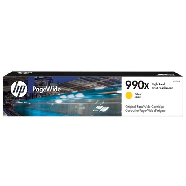 Hp 990X (M0J97AN) High Yield Yellow Original PageWide Cartridge (20,000 Yield) M0J97AN - main