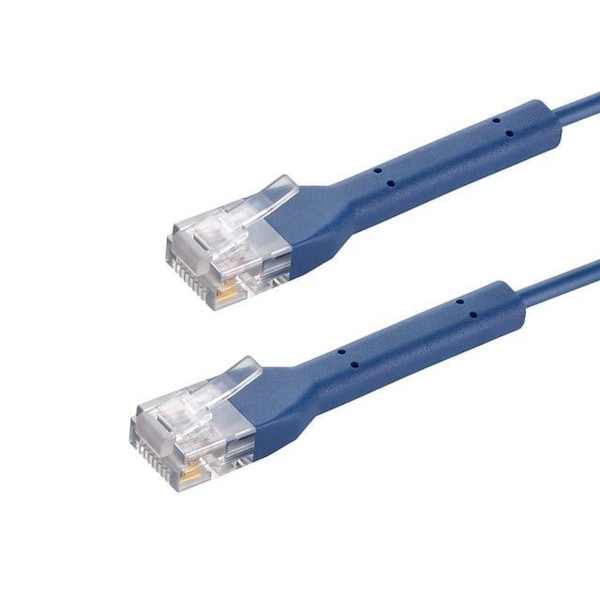 Monoprice Cat6A Ethernet Patch Cable - Bendable UTP 30AWG 3ft Blue 49137 - main