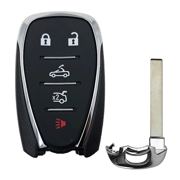 Aks Keys 2016 - 2020 Chevrolet Camaro Smart Key 5B Fob w/ Trunk & Folding Top FCC# HYQ4EA - 13529654 RC-CHEVR-151C - main