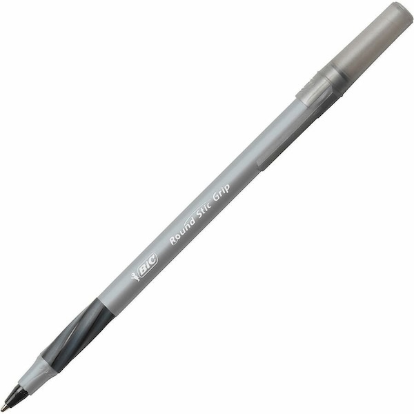 Bic Pen, Roundstic, Grip, Bk, PK36 GSMG361BK - main